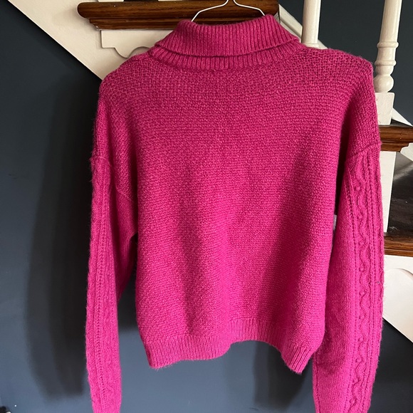 Free People Every Cloud Pullover Fuchsia Fizz - SZ Large - New - Picture 6 of 9